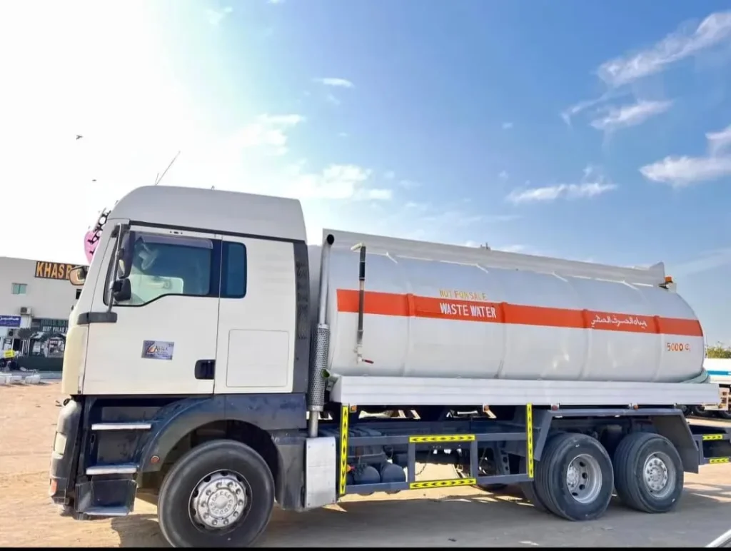 Nova Water Transport tanker at the Jebel Ali depot