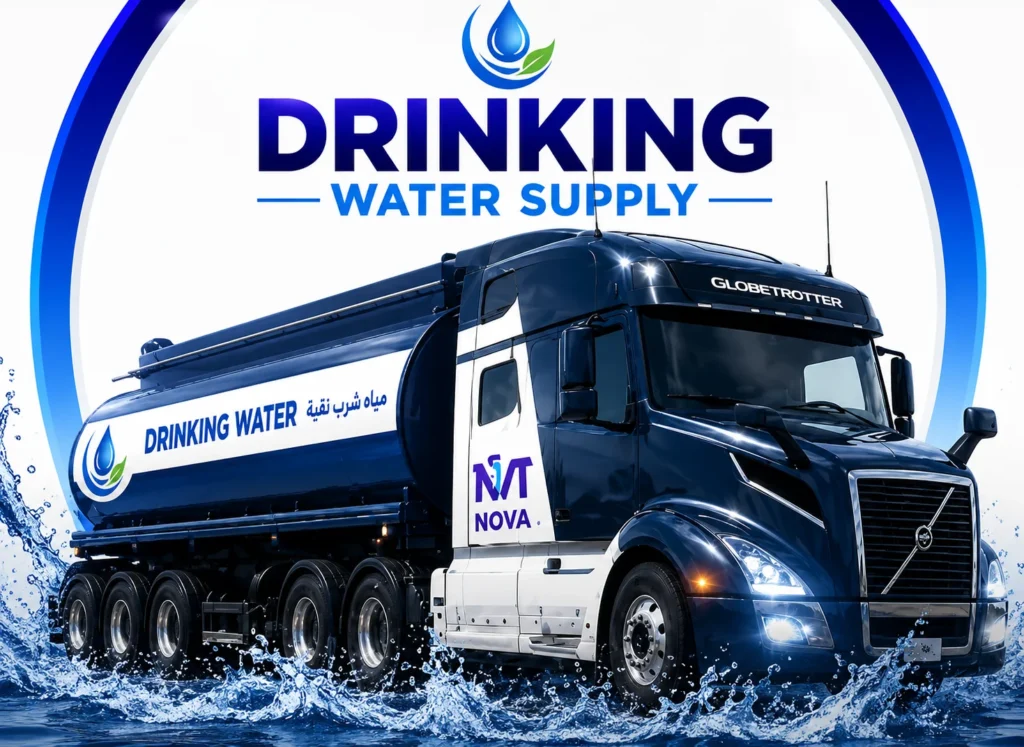 Drinking water tanker delivery in Dubai